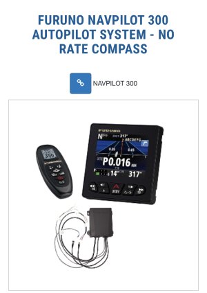 AP/Steering for single Merc 300 V8 | Furuno USA Community