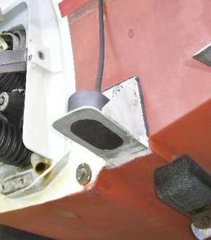 Pocket Mounted Transducer on transom.jpg